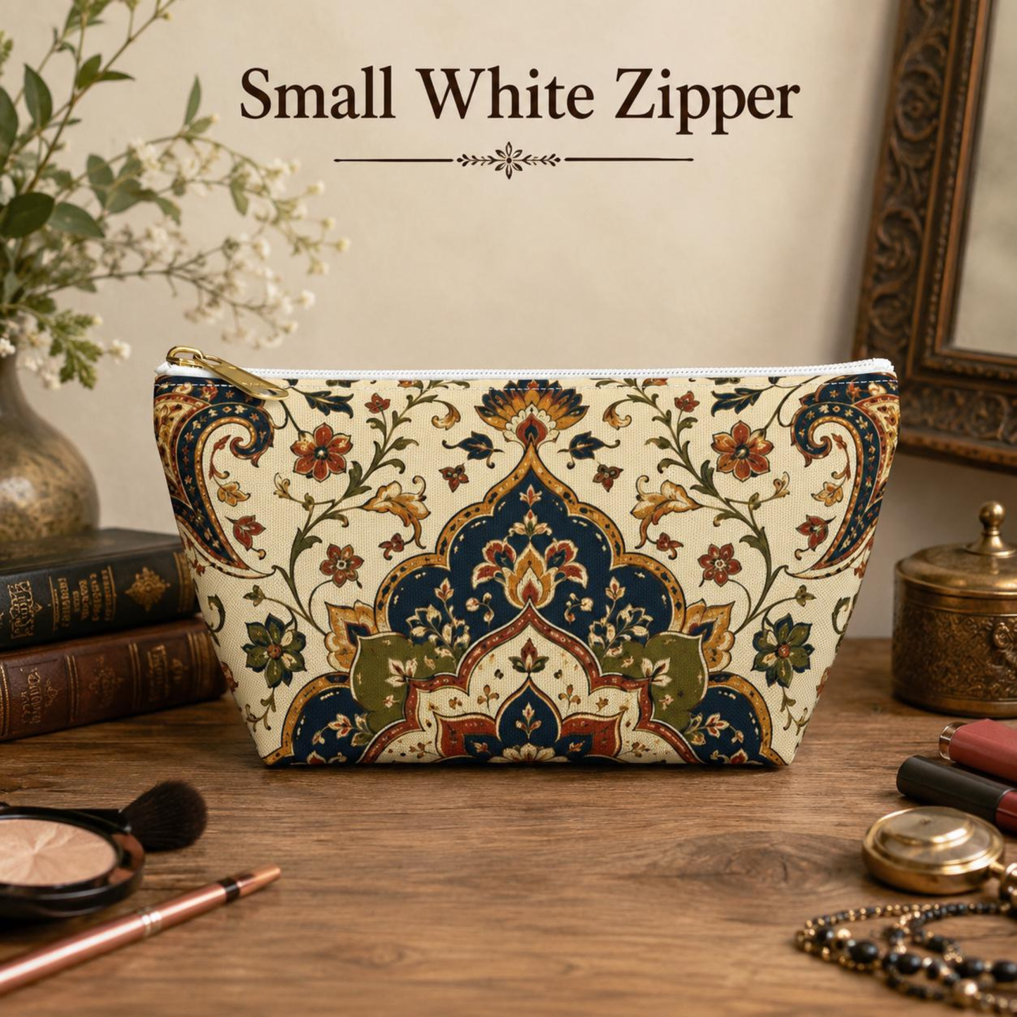 Indian Persian Vintage Makeup Accessory Pouch