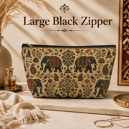 Indian Vintage Traditional Elephant Makeup Accessory Pouch
