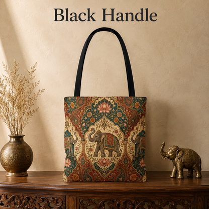Indian Vintage Tapestry Full Art Tote Bag