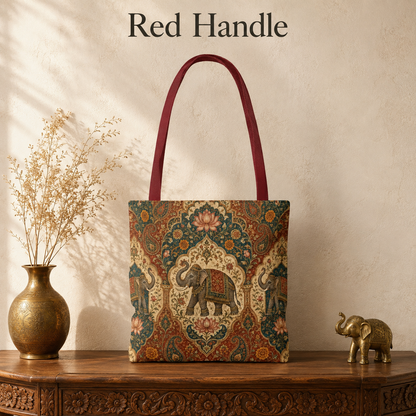 Indian Vintage Tapestry Full Art Tote Bag