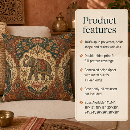 Indian Vintage Tapestry Pillow Case Cover
