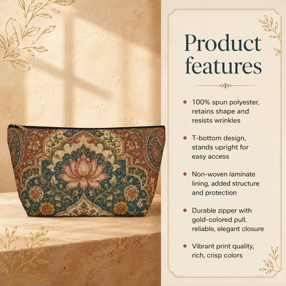 Indian Vintage Tapestry Makeup Accessory Pouch