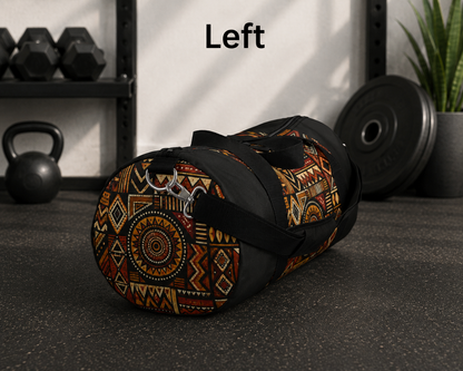 African Tribal Geometric Gym Duffel Bag