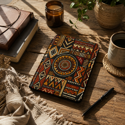African Tribal Geometric Kindle Case