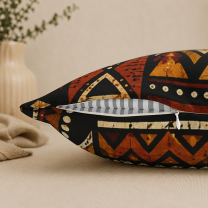 African Tribal Geometric Pillow Case Cover