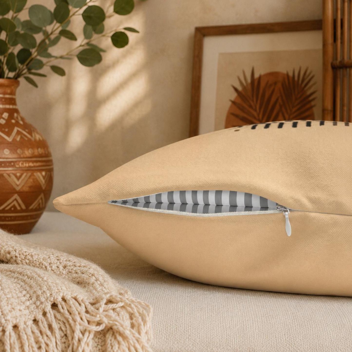 African Safari Giraffe Pillowcase Cover