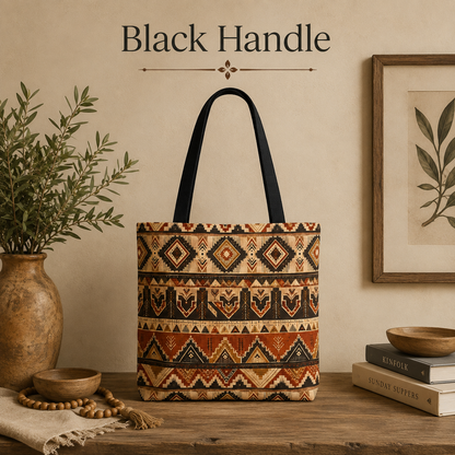 African Tribal Traditional Pattern Full Art Tote Bag