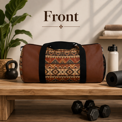 African Tribal Traditional Expresso Gym Duffel Bag
