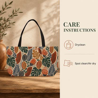 African Tribal Botanical Cacti Leaf Weekender Tote Bag
