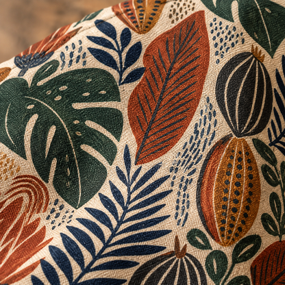 African Tribal Botanical Cacti Leaf Full Art Tote Bag