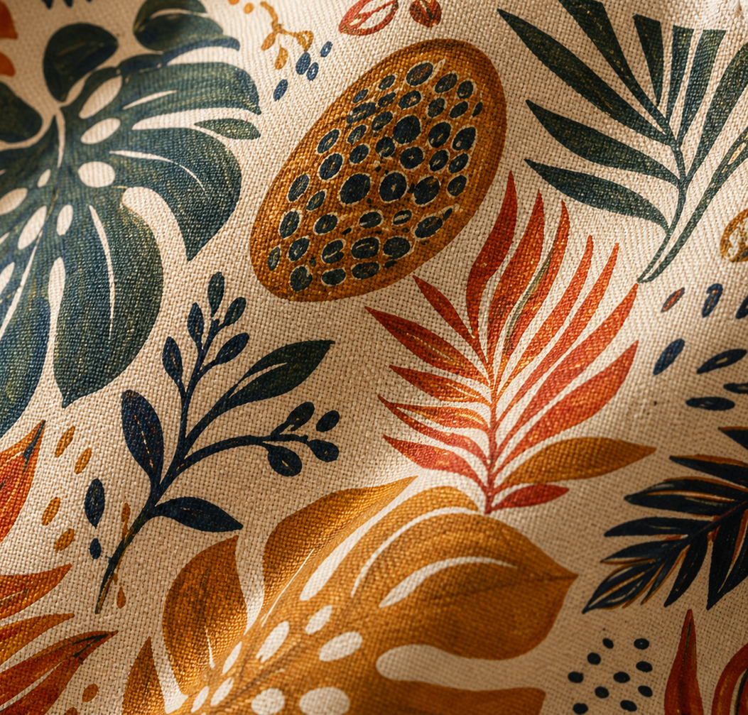 African Tribal Botanical Palm Weekender Tote Bag