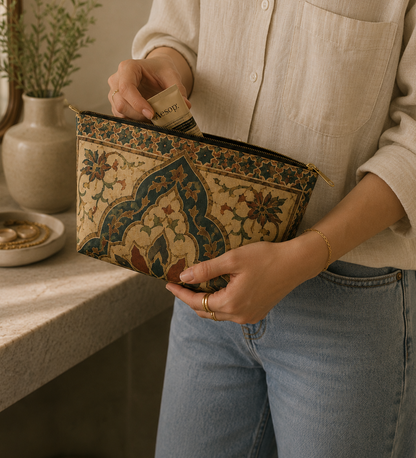 Vintage Moroccan Makeup Bag
