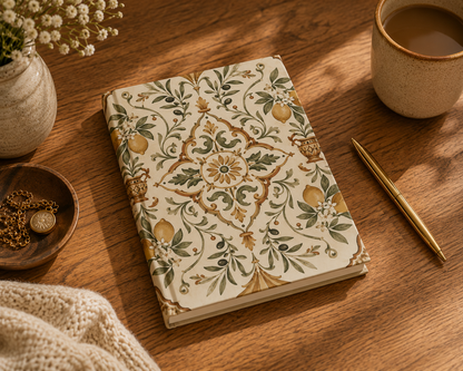 Mediterranean Moroccan Hardcover Journal