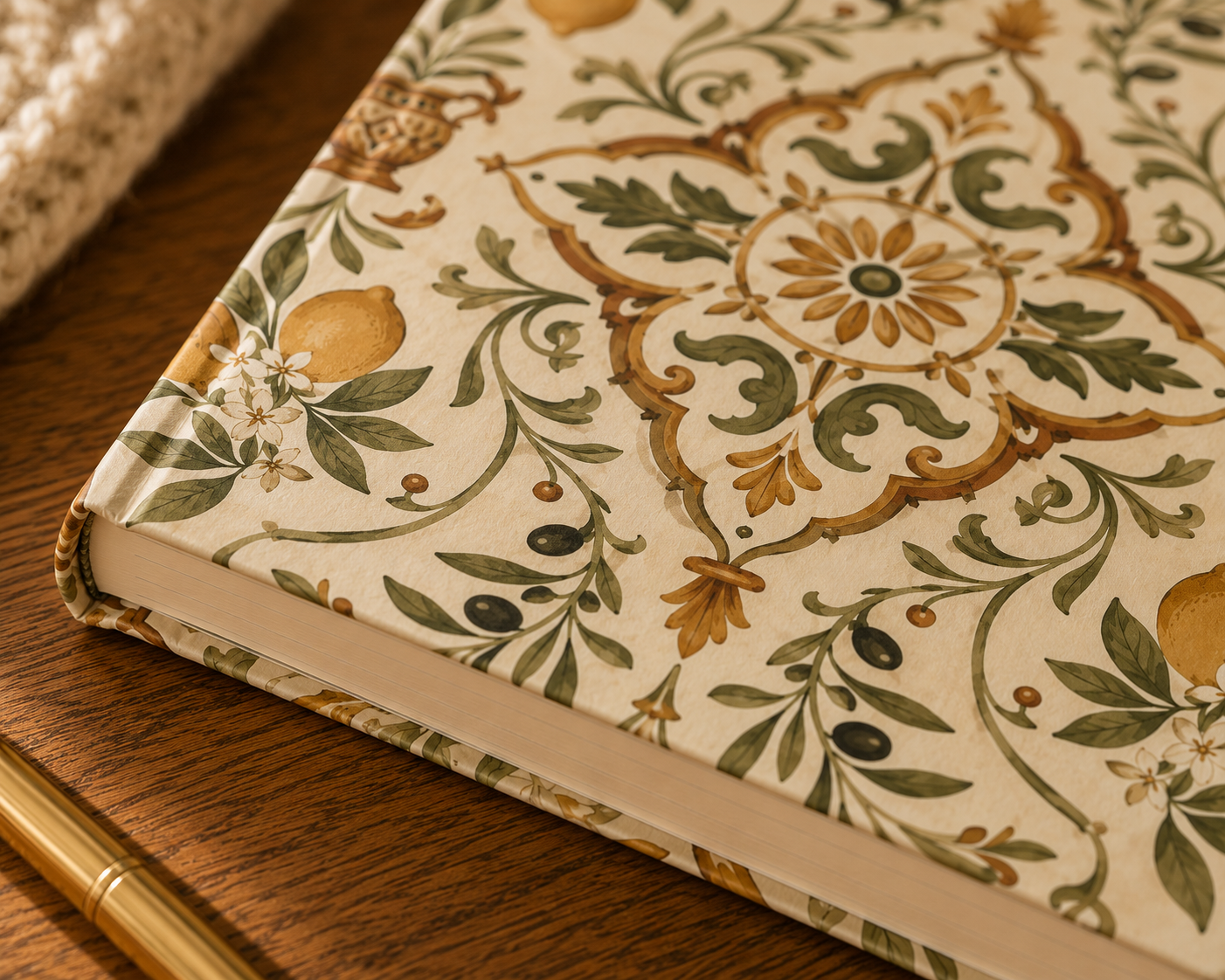 Mediterranean Moroccan Hardcover Journal