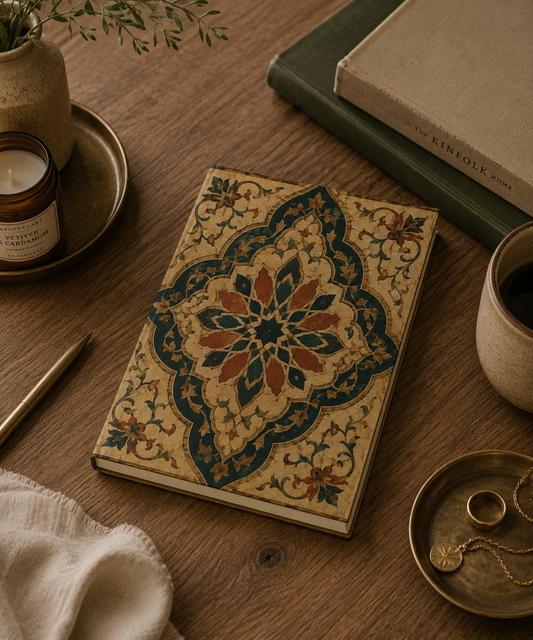 Vintage Moroccan Hardcover Journal