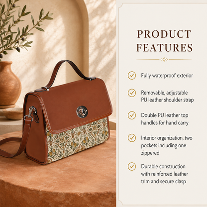 Mediterranean Moroccan Lemon Ornate Shoulder Bag
