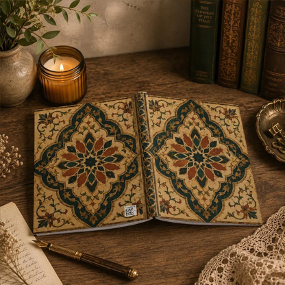 Vintage Moroccan Hardcover Journal