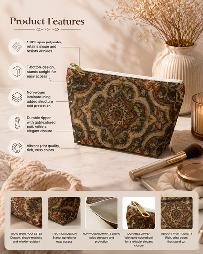 Moroccan Mandala Makeup Bag