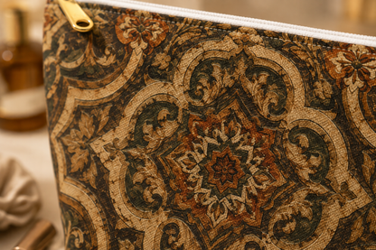 Moroccan Mandala Makeup Bag