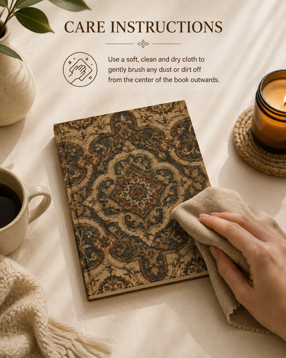Moroccan Mandala Hardcover Journal