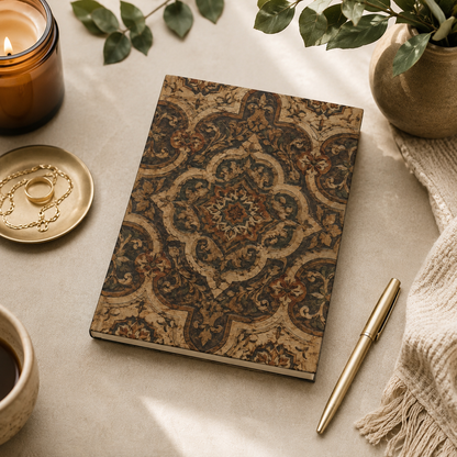 Moroccan Mandala Hardcover Journal