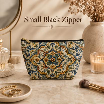 Moroccan Spanish T-Bottom Makeup Bag