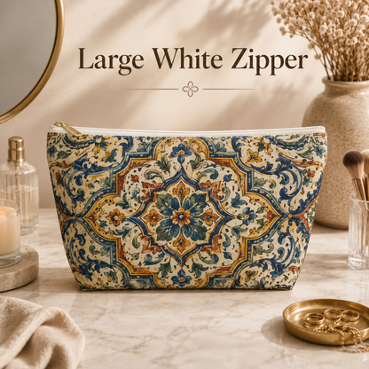 Moroccan Spanish T-Bottom Makeup Bag