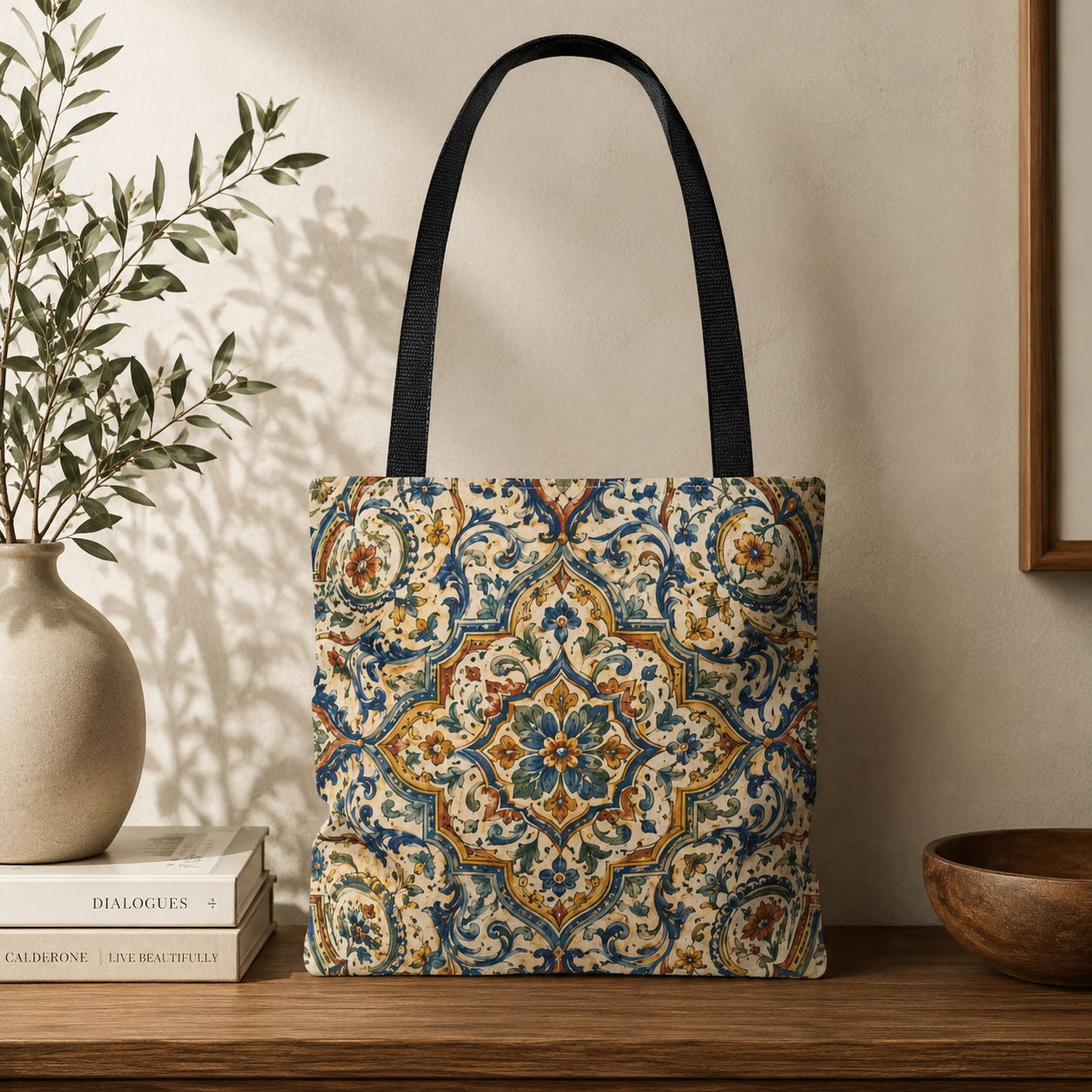 Moroccan Spanish Full Art Tote Bag