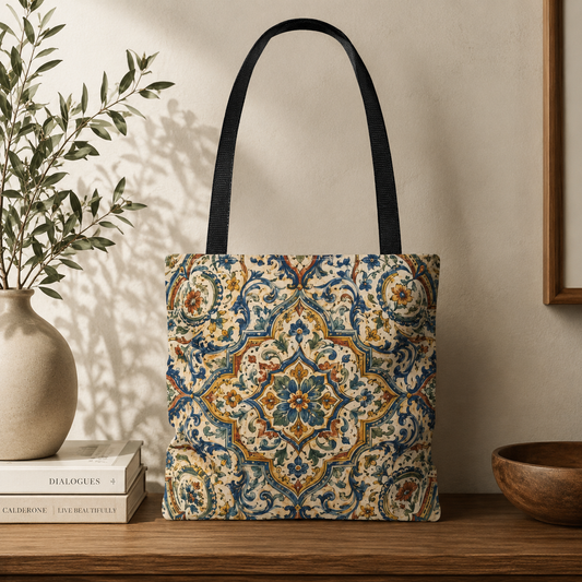 Moroccan Spanish Full Art Tote Bag