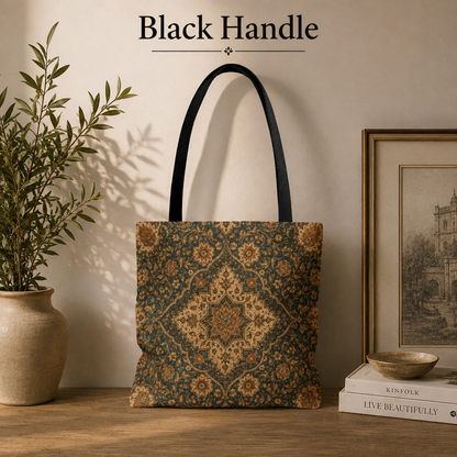 Ornate Moroccan Full Art Canvas Tote Bag