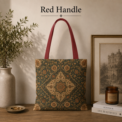 Ornate Moroccan Full Art Canvas Tote Bag