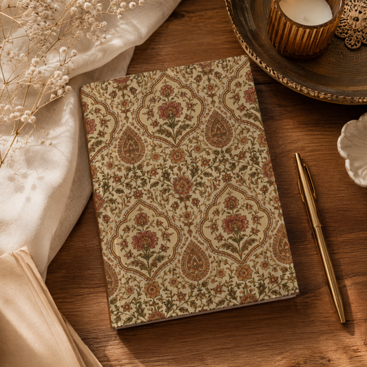 Moroccan Rose Traditional Hardcover Journal