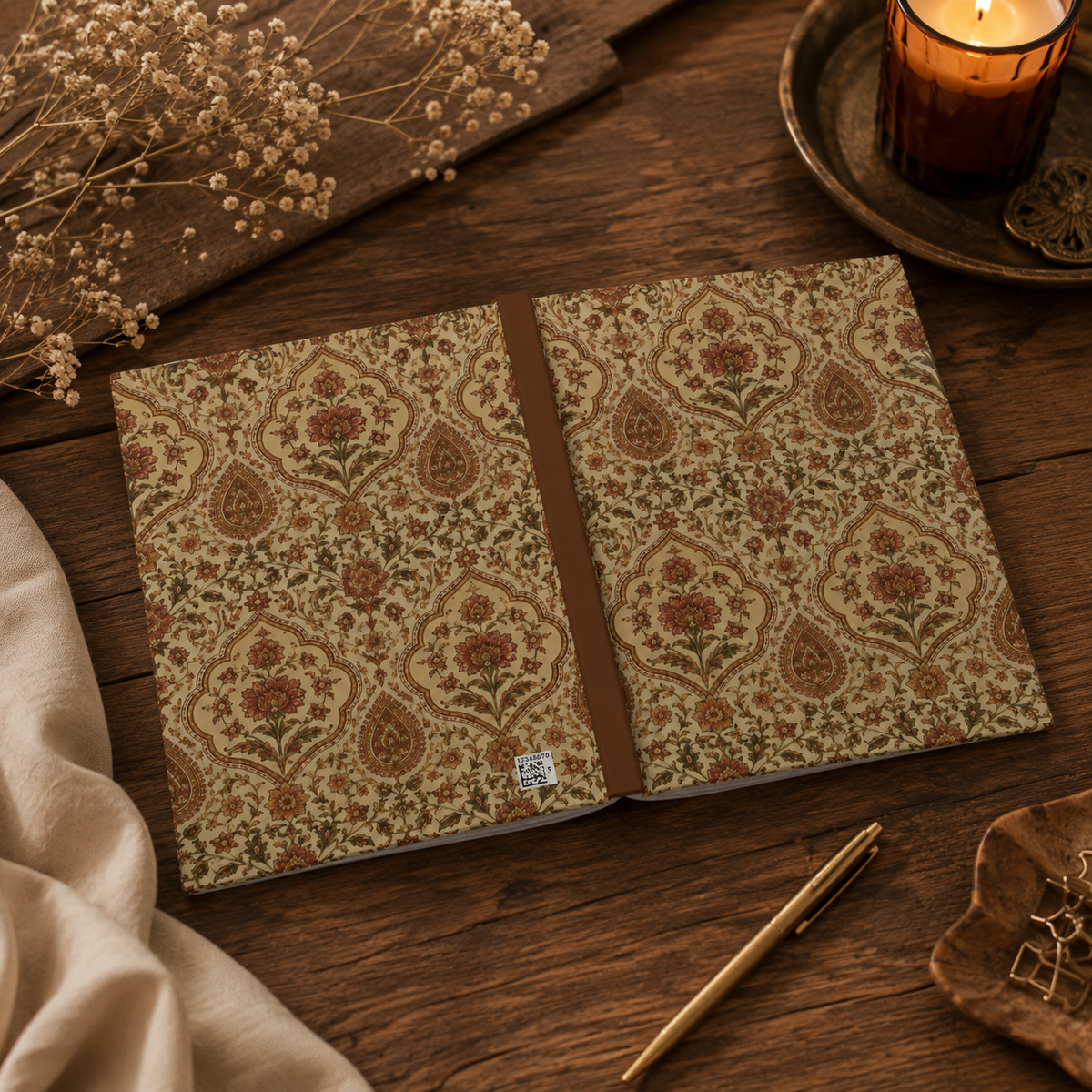 Moroccan Rose Traditional Hardcover Journal