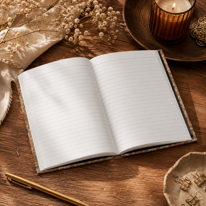 Moroccan Rose Traditional Hardcover Journal