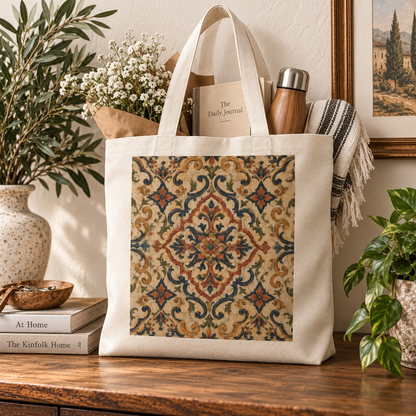 100% Cotton Moroccan Canvas Tote Bag