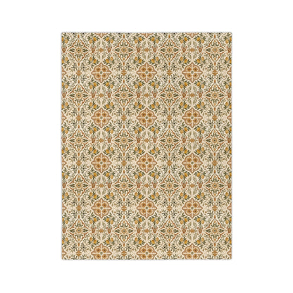 Mediterranean Moroccan Plush Microfiber Blanket