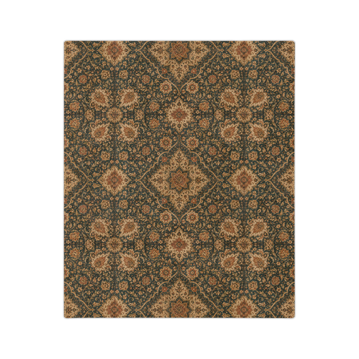 Ornate Moroccan Plush Microfiber Blanket