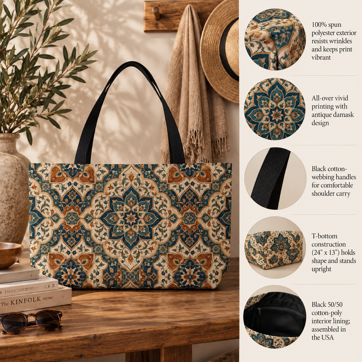 Elaborate Moroccan Weekender Bag