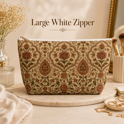 Moroccan Rose Traditional Elephant Makeup Bag