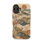 Vintage Japanese Animal Landscape Magnetic Impact-Resistant iPhone Cases