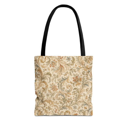 William Morris Floral Scroll Damask Full Art Tote Bag