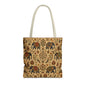 Indian Vintage Traditional Elephant Full Art Tote Bag