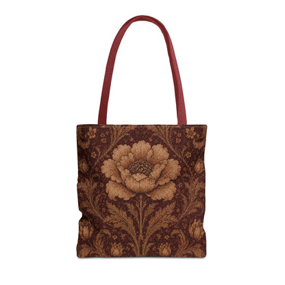 William Morris Floral Damask Rose Full Art Tote Bag