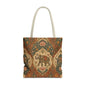 Indian Vintage Tapestry Full Art Tote Bag