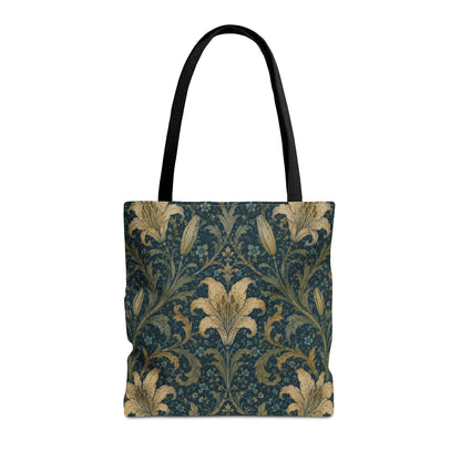William Morris Damask Floral Full Art Tote Bag