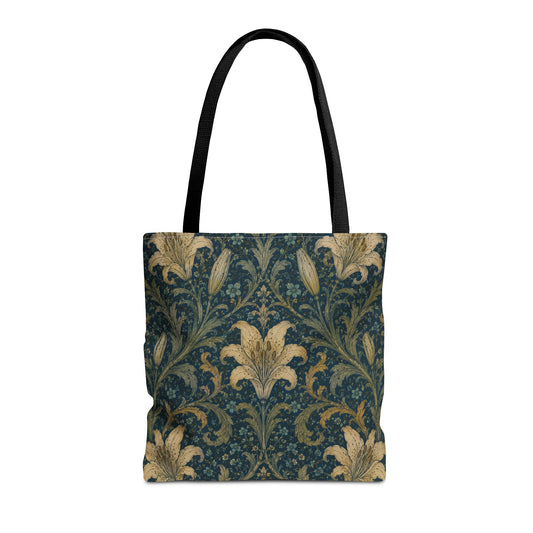 William Morris Damask Floral Full Art Tote Bag