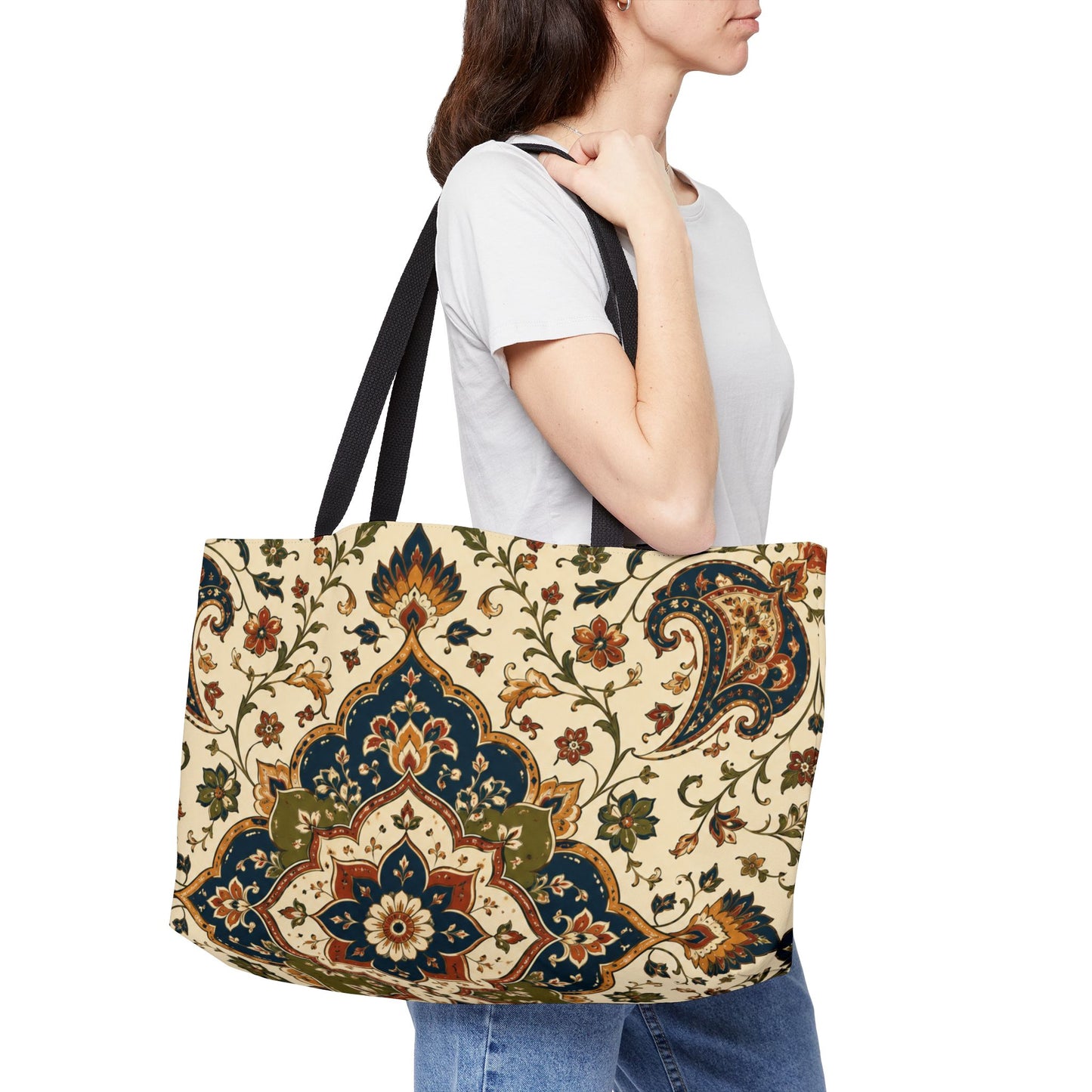 Indian Vintage Persian Weekender Tote Bag