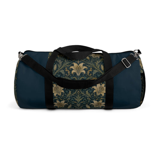 William Morris Damask Floral Duffel Gym Bag
