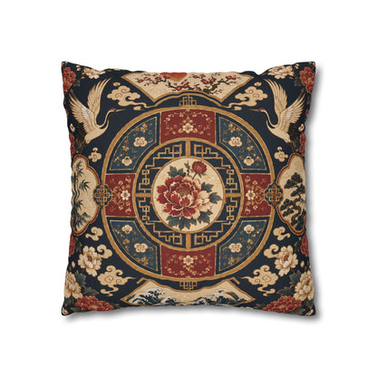 East Asian Oriental Medallion Pillowcase