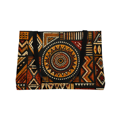 African Tribal Geometric Pattern Weekender Bag Tote Bag
